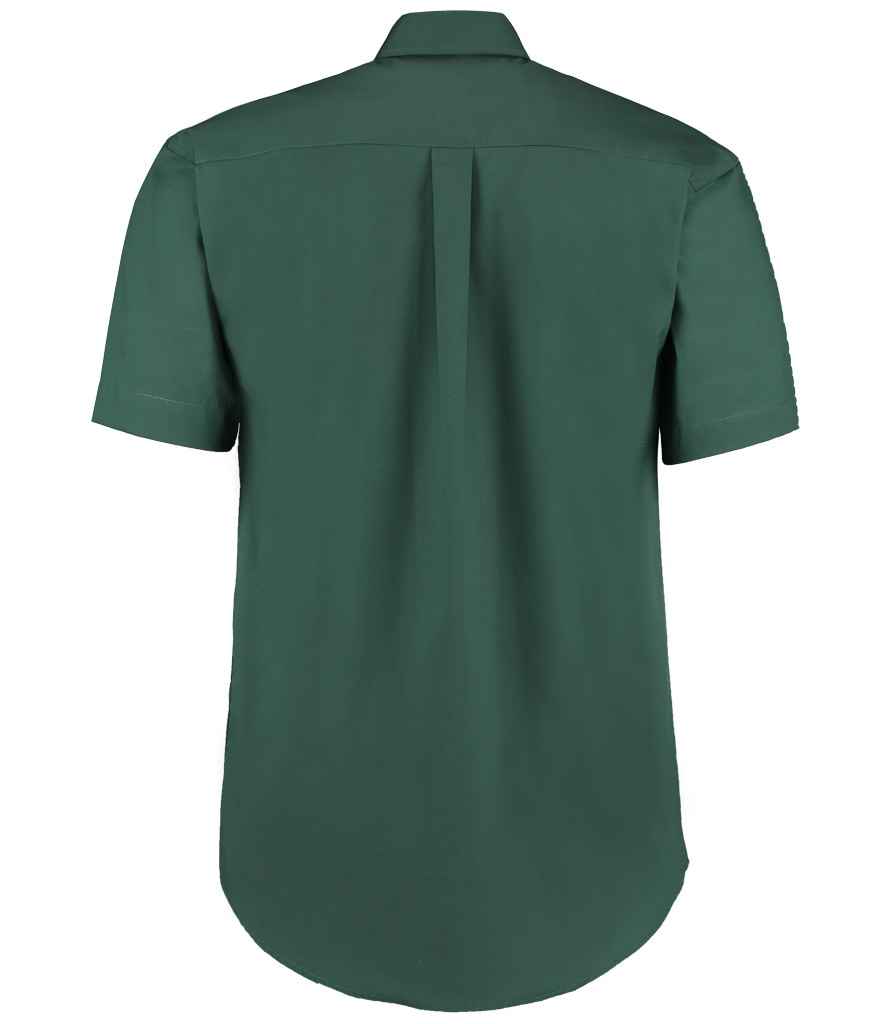 Kustom Kit K109 Bottle Green Back -  Ready to be Embroidered and Printed by Custard Workwear - Cheap Personalised and Customised Workwear in Nottinghamshire, Derbyshire and Leicestershire