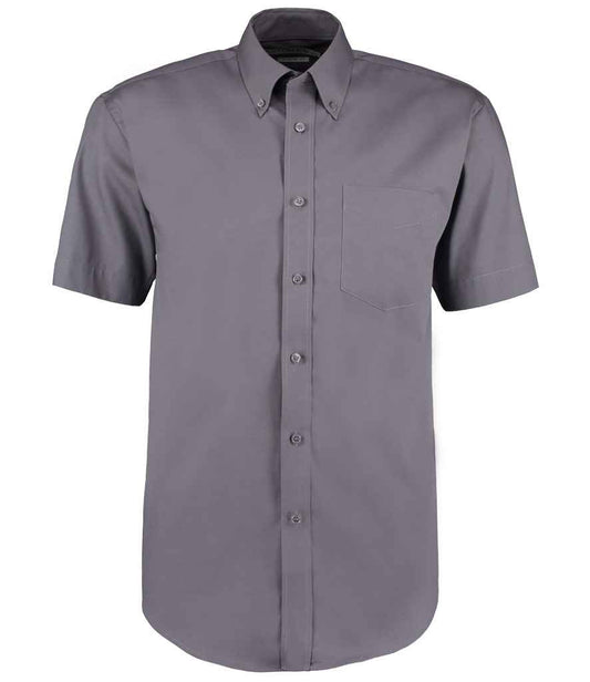 Kustom Kit K109 Charcoal Front -  Ready to be Embroidered and Printed by Custard Workwear - Cheap Personalised and Customised Workwear in Nottinghamshire, Derbyshire and Leicestershire