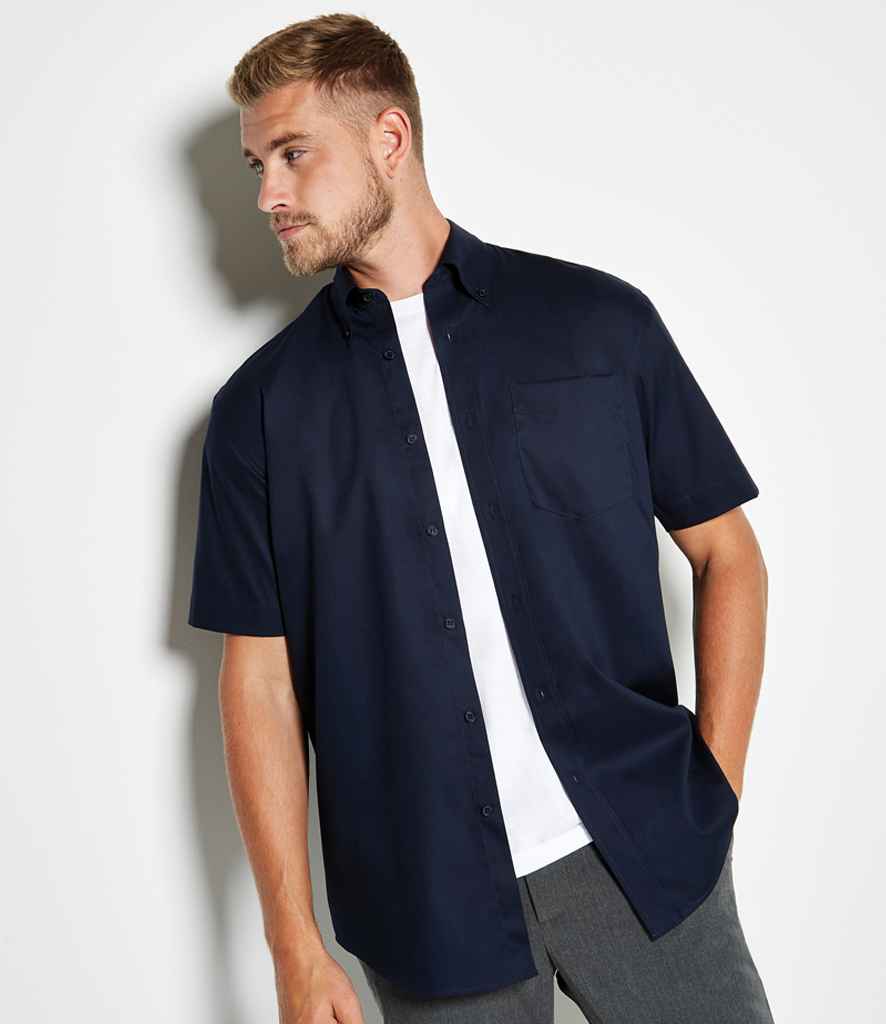 Kustom Kit K109 Dark Navy Model -  Ready to be Embroidered and Printed by Custard Workwear - Cheap Personalised and Customised Workwear in Nottinghamshire, Derbyshire and Leicestershire