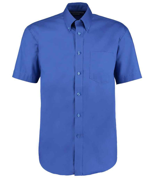 Kustom Kit K109 Royal Blue Front -  Ready to be Embroidered and Printed by Custard Workwear - Cheap Personalised and Customised Workwear in Nottinghamshire, Derbyshire and Leicestershire