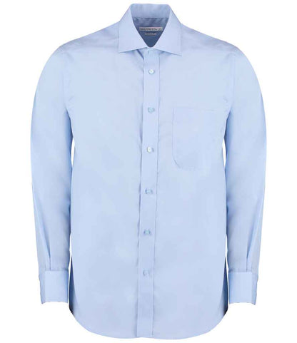 Kustom Kit K116 Light Blue Front -  Ready to be Printed by Custard Workwear - Cheap Personalised and Customised Workwear in Nottinghamshire, Derbyshire and Leicestershire