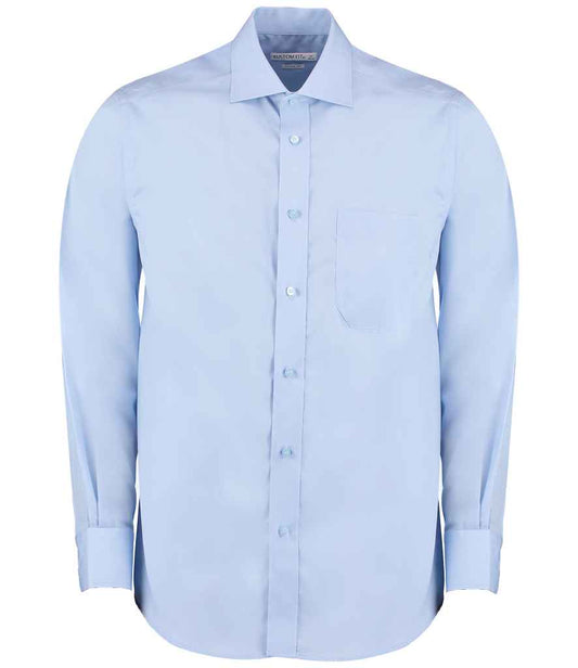 Kustom Kit K116 Light Blue Front -  Ready to be Printed by Custard Workwear - Cheap Personalised and Customised Workwear in Nottinghamshire, Derbyshire and Leicestershire