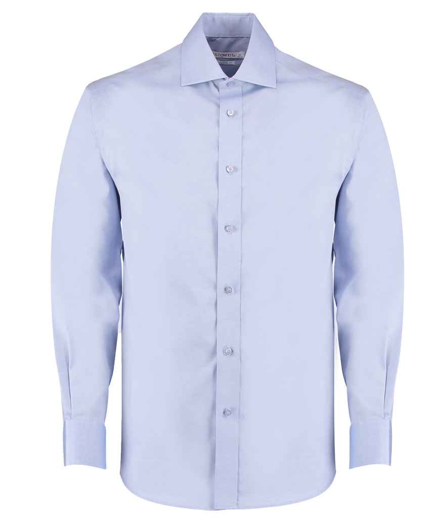Kustom Kit K118 Light Blue Front -  Ready to be Printed by Custard Workwear - Cheap Personalised and Customised Workwear in Nottinghamshire, Derbyshire and Leicestershire