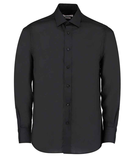Kustom Kit K131 Black Front -  Ready to be Printed by Custard Workwear - Cheap Personalised and Customised Workwear in Nottinghamshire, Derbyshire and Leicestershire