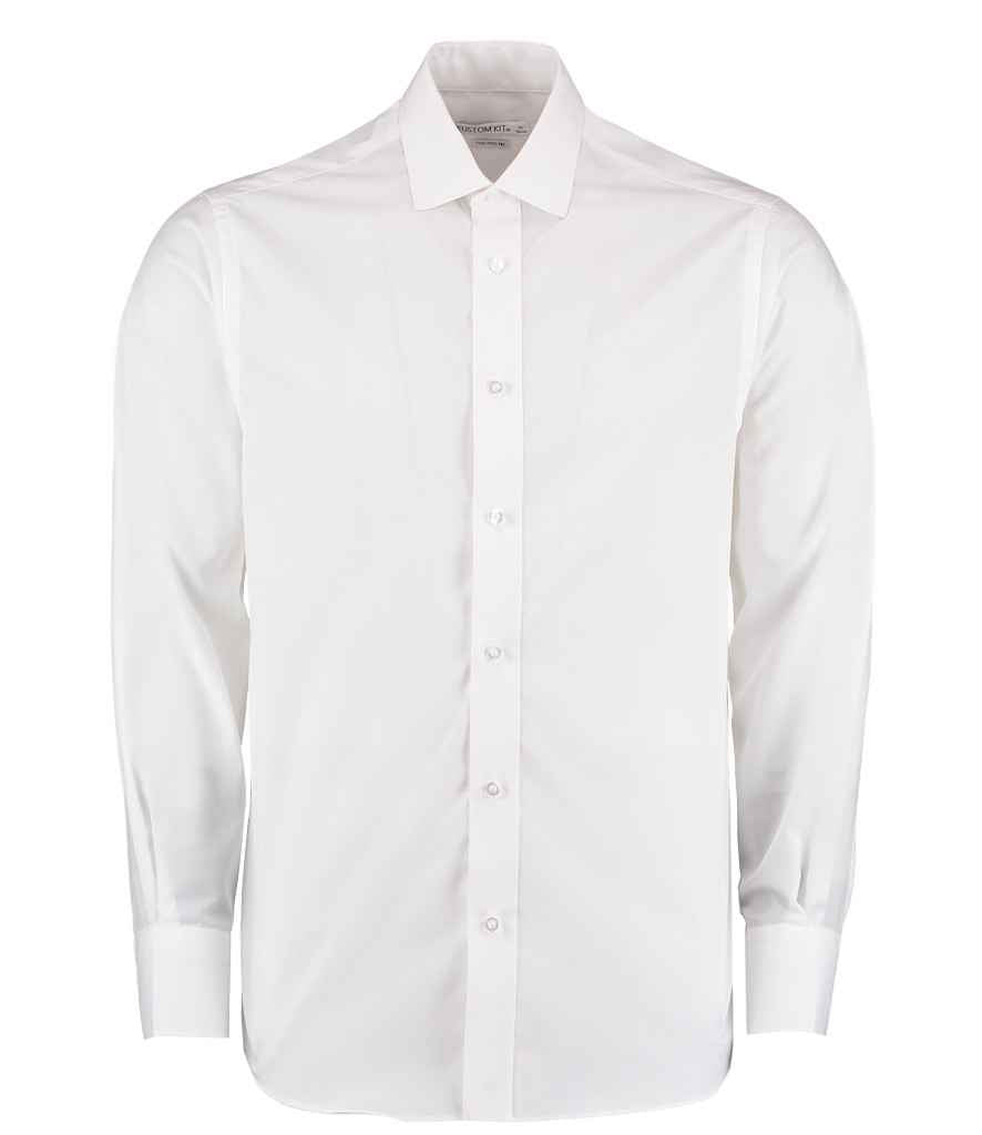 Kustom Kit K131 White Front -  Ready to be Printed by Custard Workwear - Cheap Personalised and Customised Workwear in Nottinghamshire, Derbyshire and Leicestershire