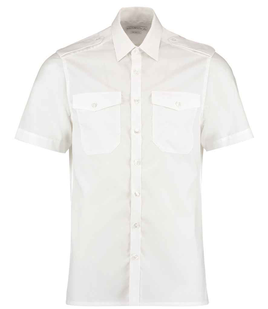 Kustom Kit K133 White Front -  Ready to be Printed by Custard Workwear - Cheap Personalised and Customised Workwear in Nottinghamshire, Derbyshire and Leicestershire