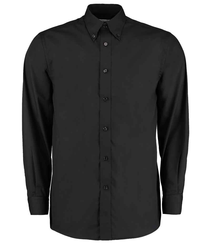 Kustom Kit K140 Black Front -  Ready to be Printed by Custard Workwear - Cheap Personalised and Customised Workwear in Nottinghamshire, Derbyshire and Leicestershire