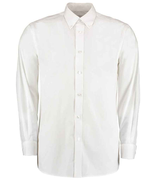 Kustom Kit K140 White Front -  Ready to be Printed by Custard Workwear - Cheap Personalised and Customised Workwear in Nottinghamshire, Derbyshire and Leicestershire