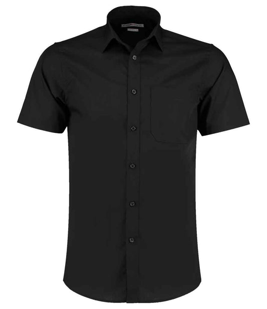 Kustom Kit K141 Black Front -  Ready to be Printed by Custard Workwear - Cheap Personalised and Customised Workwear in Nottinghamshire, Derbyshire and Leicestershire