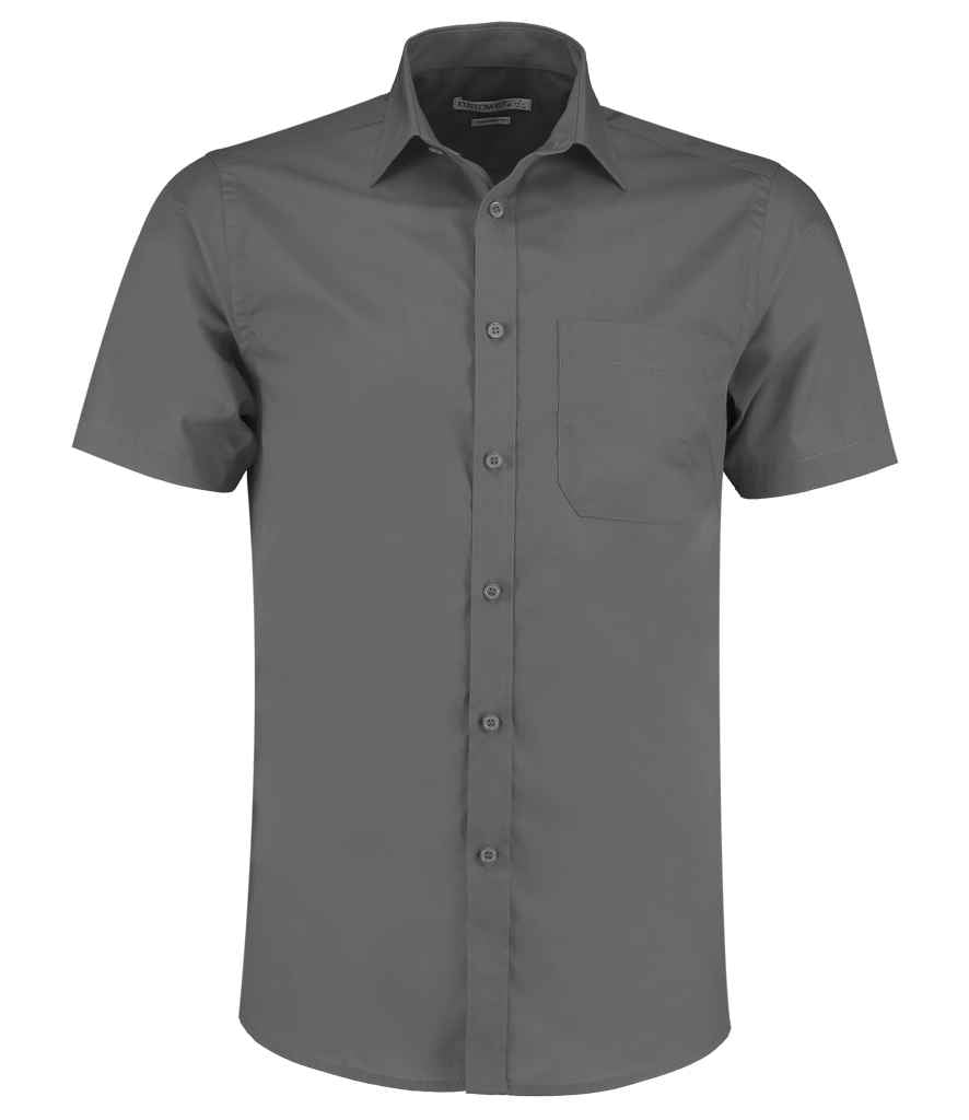 Kustom Kit K141 Graphite Grey Front -  Ready to be Printed by Custard Workwear - Cheap Personalised and Customised Workwear in Nottinghamshire, Derbyshire and Leicestershire