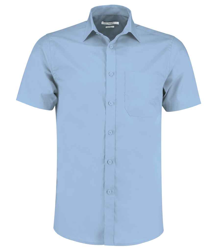 Kustom Kit K141 Light Blue Front -  Ready to be Printed by Custard Workwear - Cheap Personalised and Customised Workwear in Nottinghamshire, Derbyshire and Leicestershire