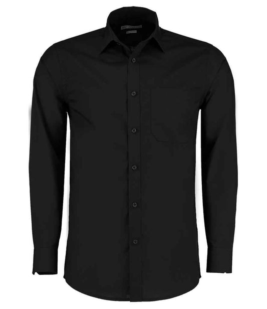 Kustom Kit K142 Black Front -  Ready to be Printed by Custard Workwear - Cheap Personalised and Customised Workwear in Nottinghamshire, Derbyshire and Leicestershire