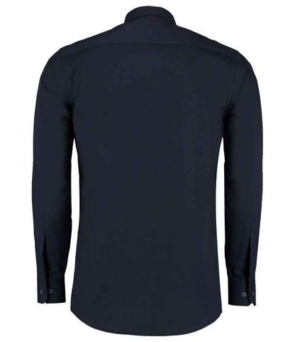 Kustom Kit K142 Dark Navy Back -  Ready to be Printed by Custard Workwear - Cheap Personalised and Customised Workwear in Nottinghamshire, Derbyshire and Leicestershire