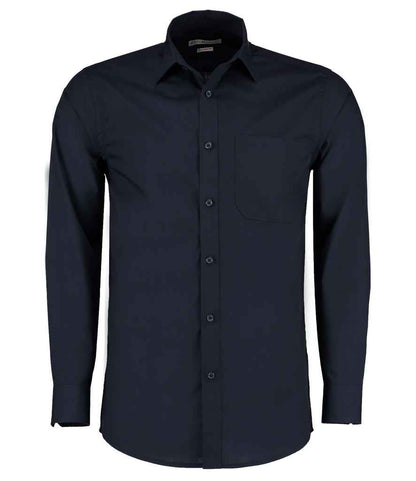Kustom Kit K142 Dark Navy Front -  Ready to be Printed by Custard Workwear - Cheap Personalised and Customised Workwear in Nottinghamshire, Derbyshire and Leicestershire