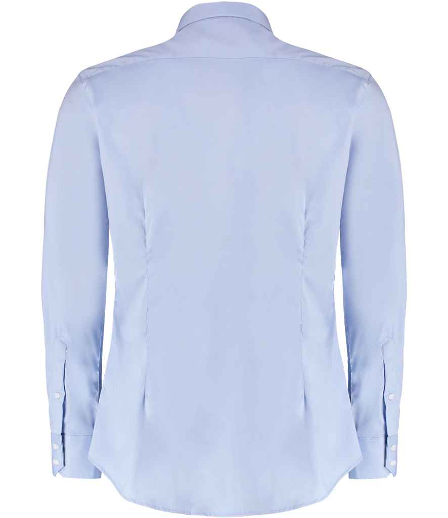 Kustom Kit K182 Light Blue Back -  Ready to be Embroidered and Printed by Custard Workwear - Cheap Personalised and Customised Workwear in Nottinghamshire, Derbyshire and Leicestershire