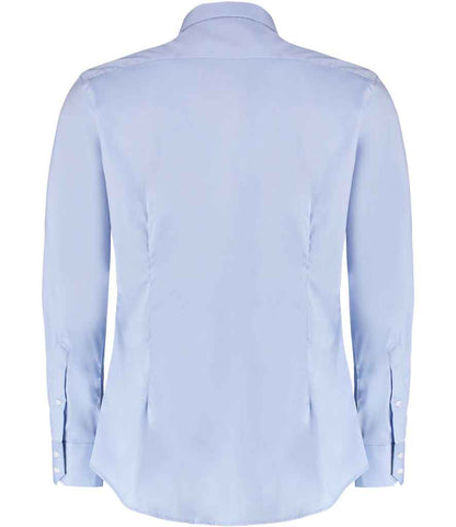 Kustom Kit K182 Light Blue Back -  Ready to be Embroidered and Printed by Custard Workwear - Cheap Personalised and Customised Workwear in Nottinghamshire, Derbyshire and Leicestershire