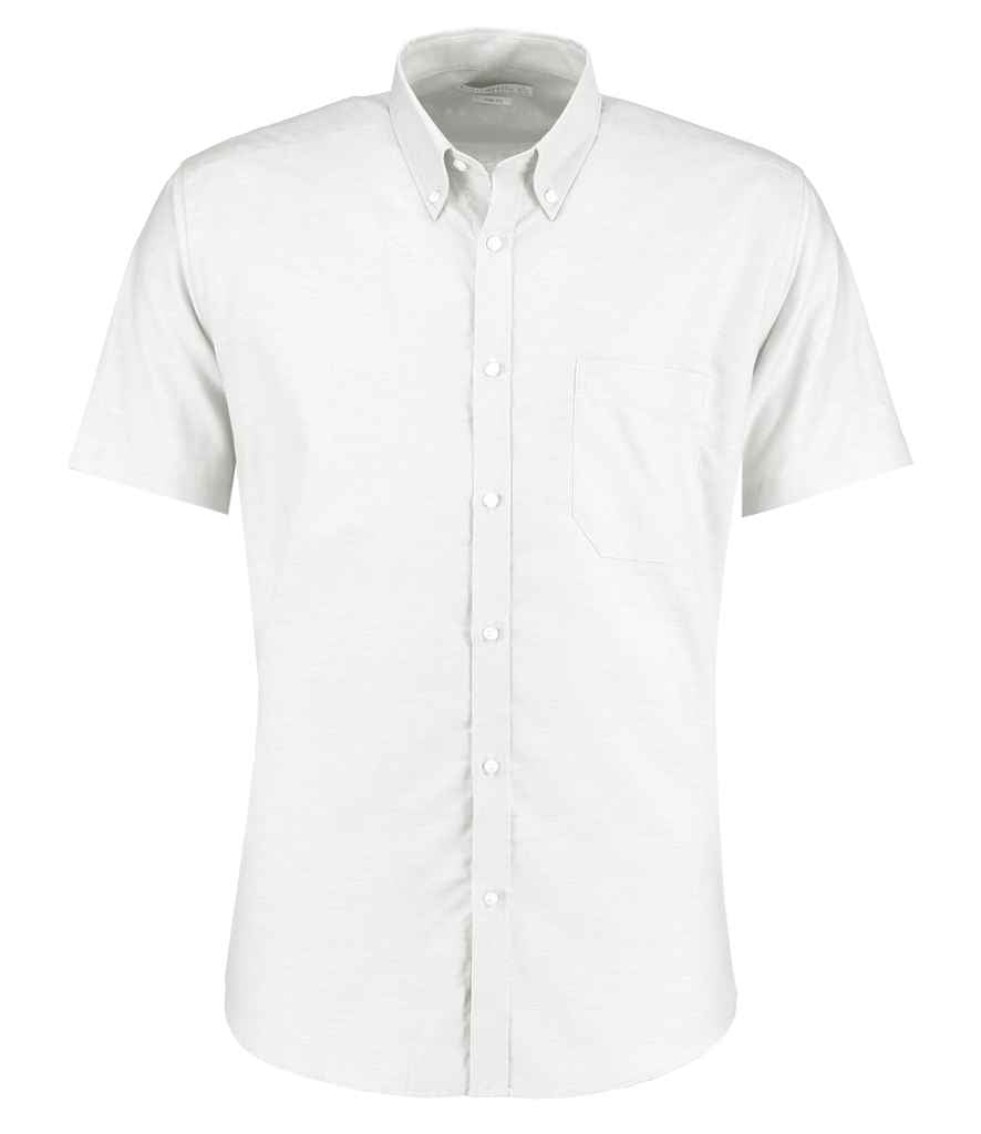 Kustom Kit K183 White Front -  Ready to be Embroidered and Printed by Custard Workwear - Cheap Personalised and Customised Workwear in Nottinghamshire, Derbyshire and Leicestershire