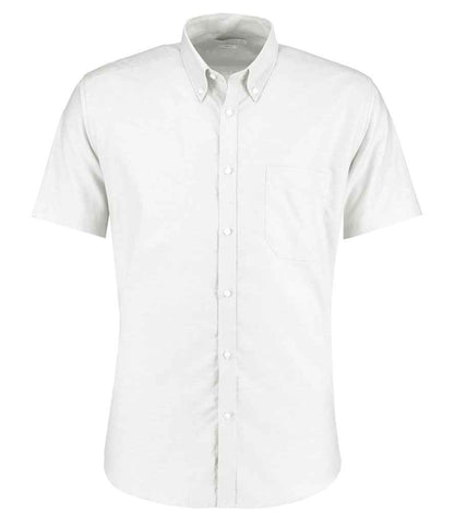 Kustom Kit K183 White Front -  Ready to be Embroidered and Printed by Custard Workwear - Cheap Personalised and Customised Workwear in Nottinghamshire, Derbyshire and Leicestershire