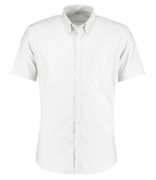Kustom Kit K183 White Front -  Ready to be Embroidered and Printed by Custard Workwear - Cheap Personalised and Customised Workwear in Nottinghamshire, Derbyshire and Leicestershire