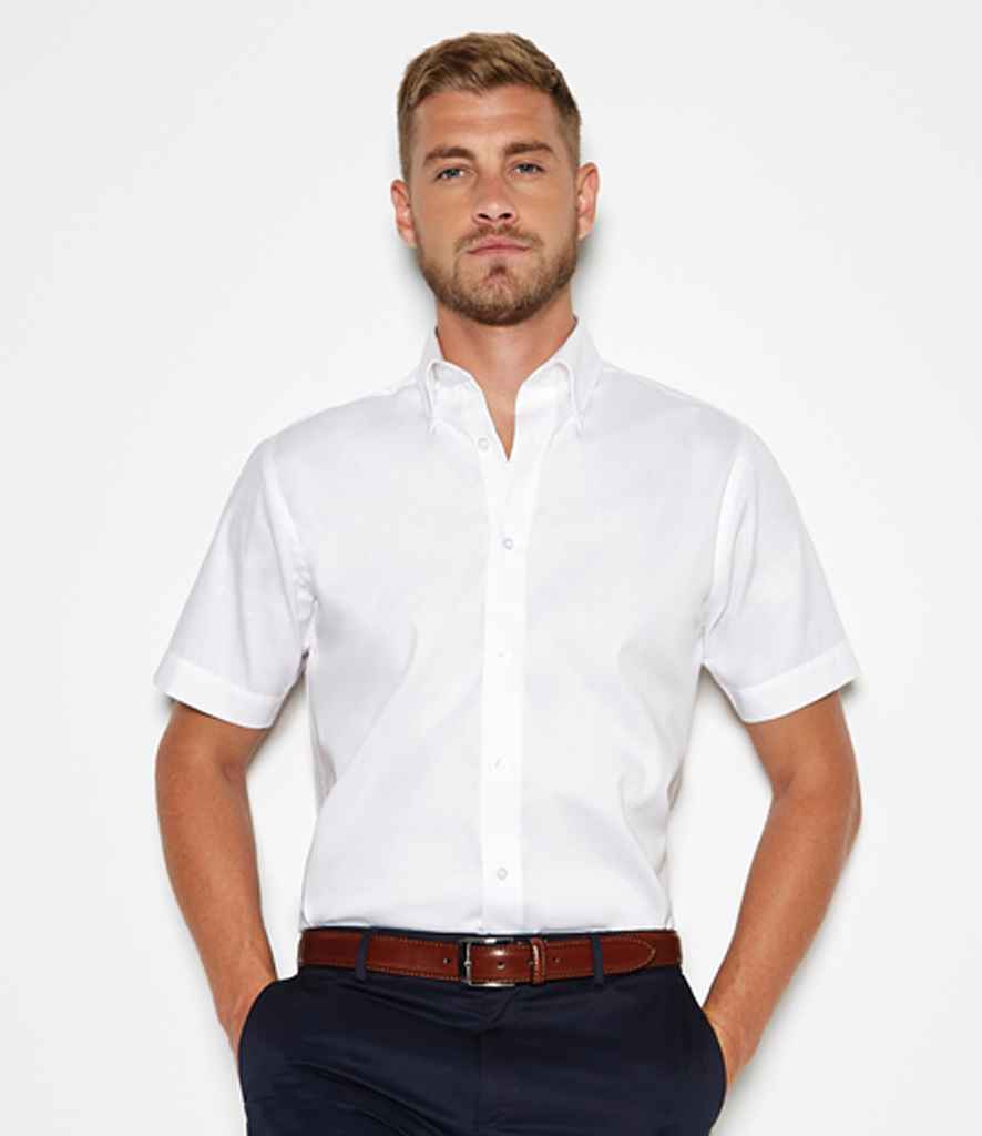 Kustom Kit K187 White Model -  Ready to be Embroidered and Printed by Custard Workwear - Cheap Personalised and Customised Workwear in Nottinghamshire, Derbyshire and Leicestershire