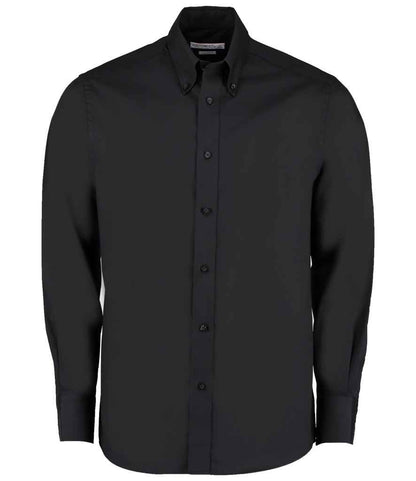 Kustom Kit K188 Black Front -  Ready to be Embroidered and Printed by Custard Workwear - Cheap Personalised and Customised Workwear in Nottinghamshire, Derbyshire and Leicestershire