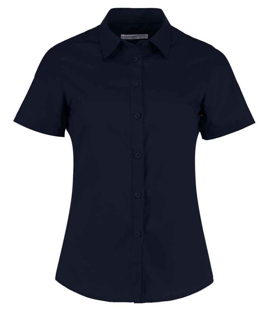 Kustom Kit K241 Dark Navy Front -  Ready to be Printed by Custard Workwear - Cheap Personalised and Customised Workwear in Nottinghamshire, Derbyshire and Leicestershire