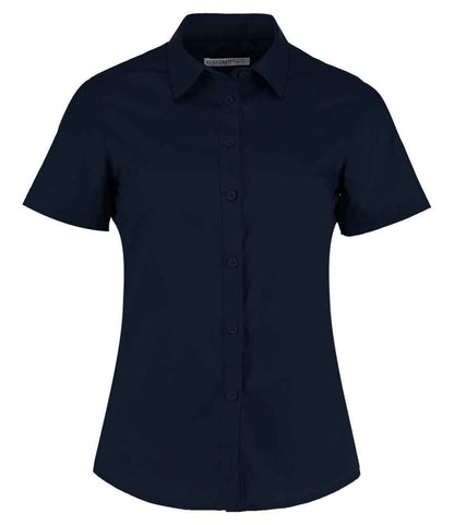 Kustom Kit K241 Dark Navy Front -  Ready to be Printed by Custard Workwear - Cheap Personalised and Customised Workwear in Nottinghamshire, Derbyshire and Leicestershire