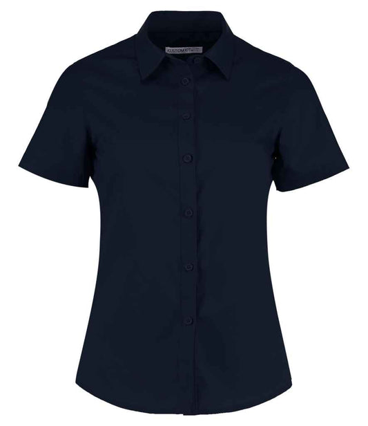 Kustom Kit K241 Dark Navy Front -  Ready to be Printed by Custard Workwear - Cheap Personalised and Customised Workwear in Nottinghamshire, Derbyshire and Leicestershire