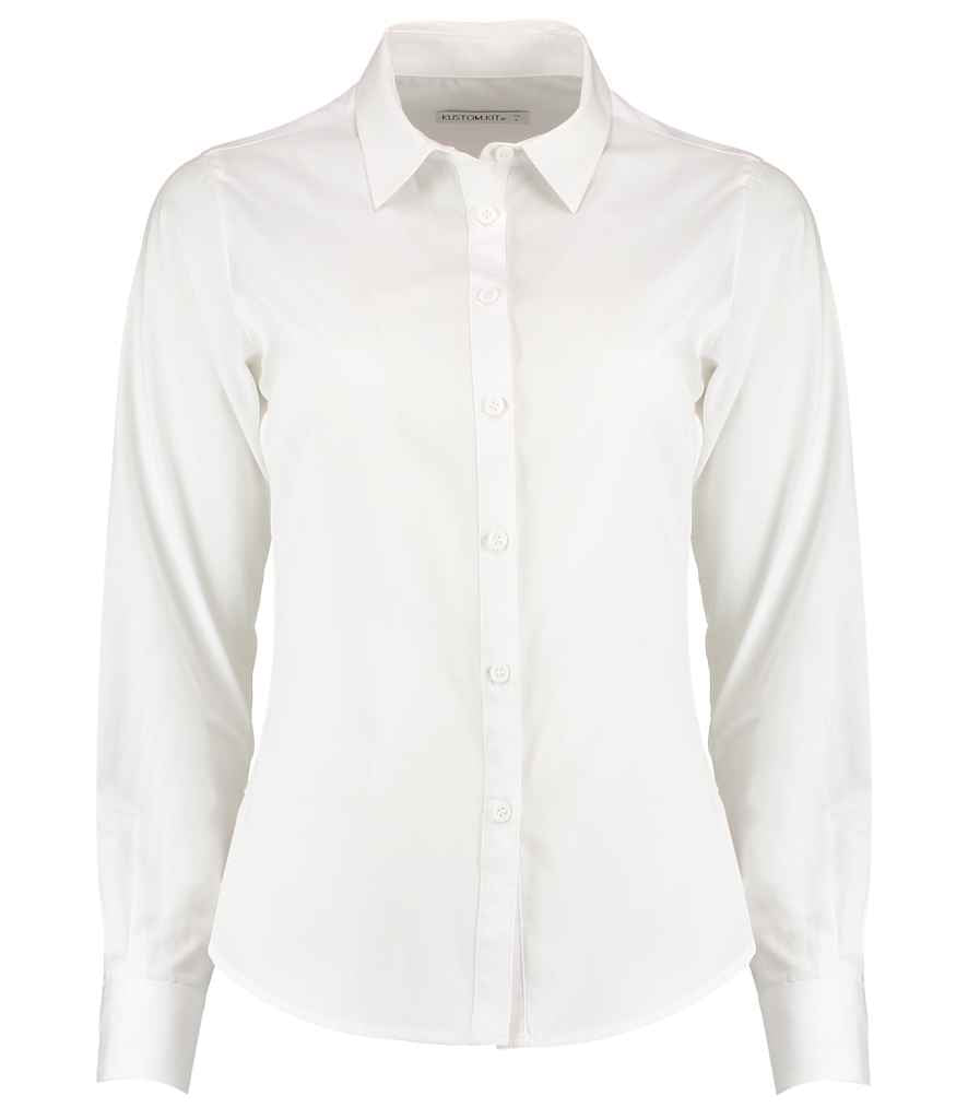 Kustom Kit K242 White Front -  Ready to be Printed by Custard Workwear - Cheap Personalised and Customised Workwear in Nottinghamshire, Derbyshire and Leicestershire