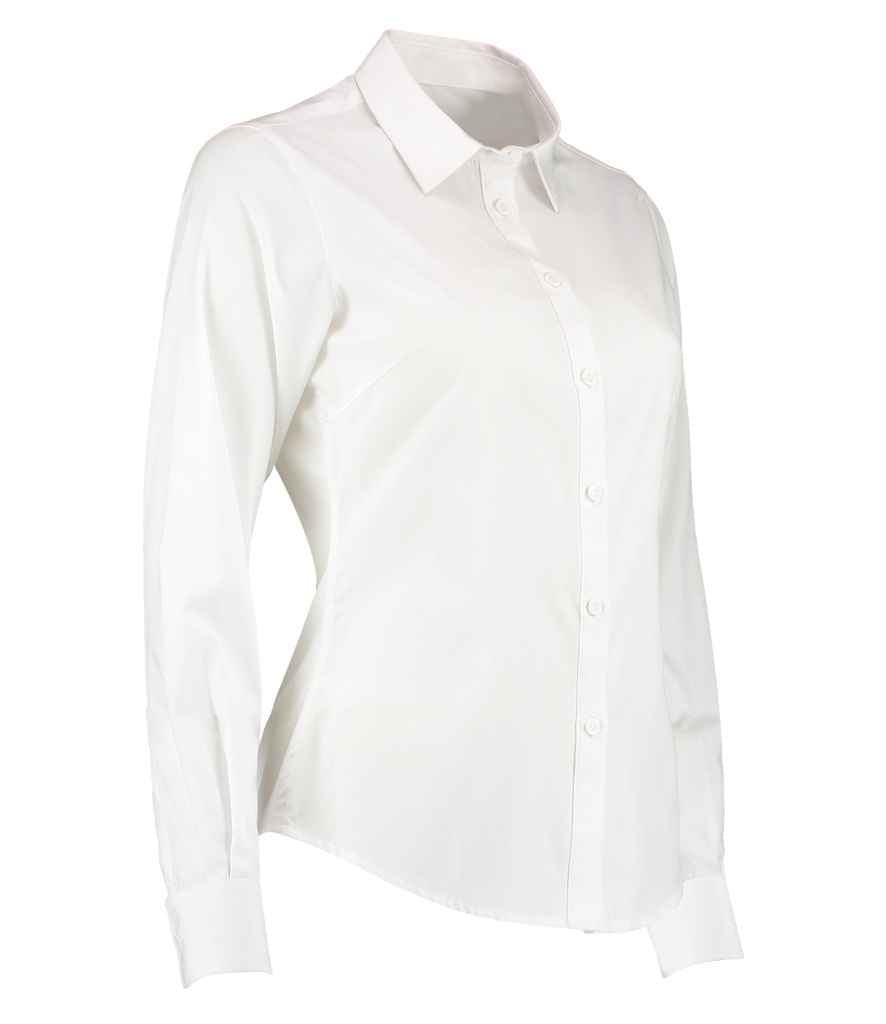 Kustom Kit K242 White Left -  Ready to be Printed by Custard Workwear - Cheap Personalised and Customised Workwear in Nottinghamshire, Derbyshire and Leicestershire