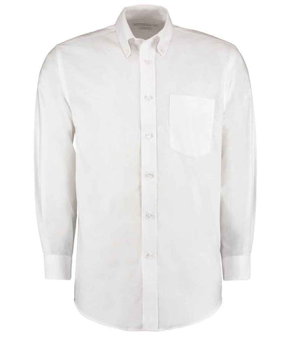 Kustom Kit K351 White Front -  Ready to be Embroidered and Printed by Custard Workwear - Cheap Personalised and Customised Workwear in Nottinghamshire, Derbyshire and Leicestershire