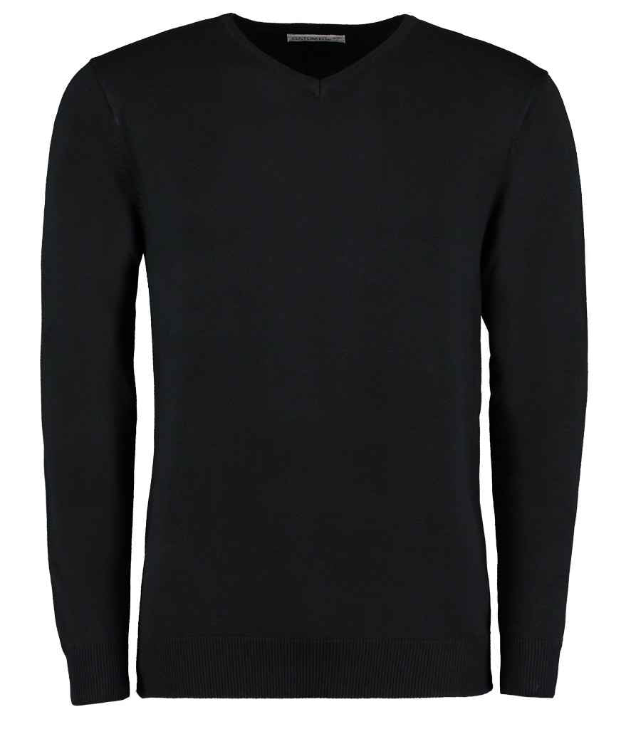Kustom Kit K352 Black Front -  Ready to be Embroidered by Custard Workwear - Cheap Personalised and Customised Workwear in Nottinghamshire, Derbyshire and Leicestershire