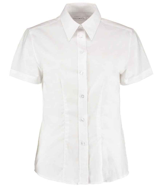 Kustom Kit K360 White Front -  Ready to be Embroidered and Printed by Custard Workwear - Cheap Personalised and Customised Workwear in Nottinghamshire, Derbyshire and Leicestershire