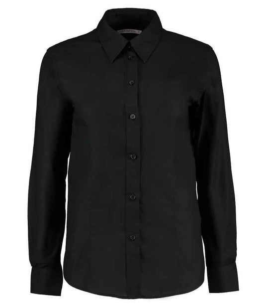 Kustom Kit K361 Black Front -  Ready to be Embroidered and Printed by Custard Workwear - Cheap Personalised and Customised Workwear in Nottinghamshire, Derbyshire and Leicestershire