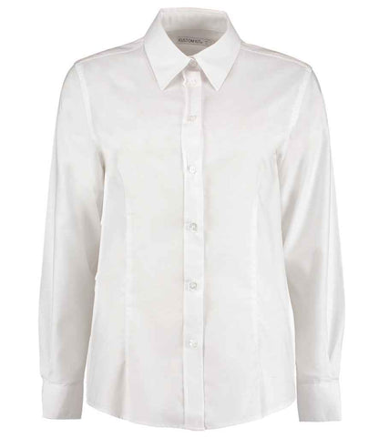 Kustom Kit K361 White Front -  Ready to be Embroidered and Printed by Custard Workwear - Cheap Personalised and Customised Workwear in Nottinghamshire, Derbyshire and Leicestershire