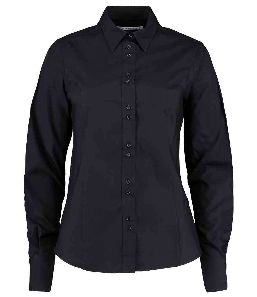 Kustom Kit K388 Black Front -  Ready to be Printed by Custard Workwear - Cheap Personalised and Customised Workwear in Nottinghamshire, Derbyshire and Leicestershire