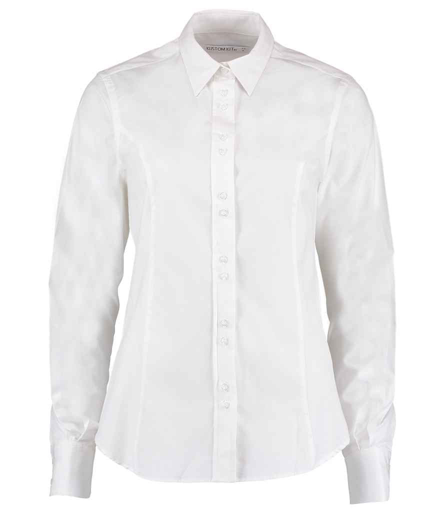 Kustom Kit K388 White Front -  Ready to be Printed by Custard Workwear - Cheap Personalised and Customised Workwear in Nottinghamshire, Derbyshire and Leicestershire