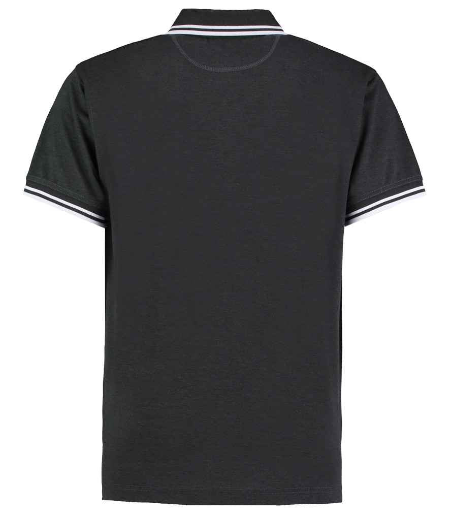 Kustom Kit K409 Graphite Grey/White Back -  Ready to be Embroidered and Printed by Custard Workwear - Cheap Personalised and Customised Workwear in Nottinghamshire, Derbyshire and Leicestershire