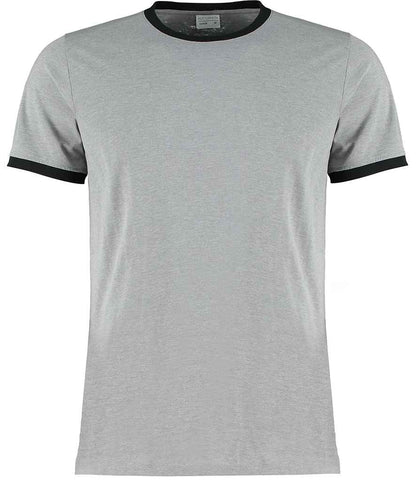 Kustom Kit K508 Light Grey Marl/Black Front -  Ready to be Printed by Custard Workwear - Cheap Personalised and Customised Workwear in Nottinghamshire, Derbyshire and Leicestershire