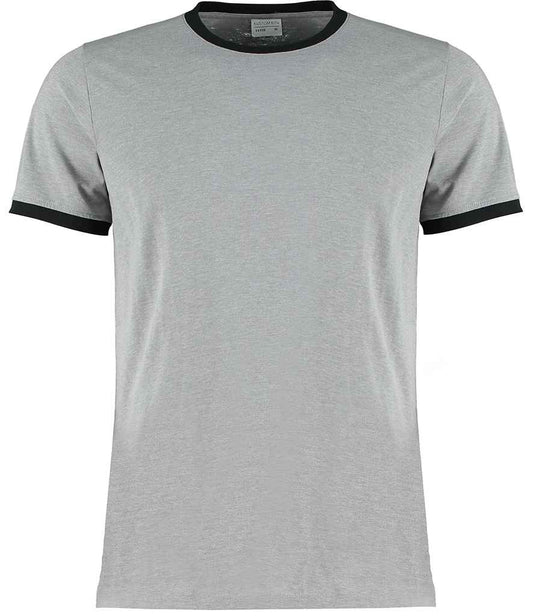 Kustom Kit K508 Light Grey Marl/Black Front -  Ready to be Printed by Custard Workwear - Cheap Personalised and Customised Workwear in Nottinghamshire, Derbyshire and Leicestershire