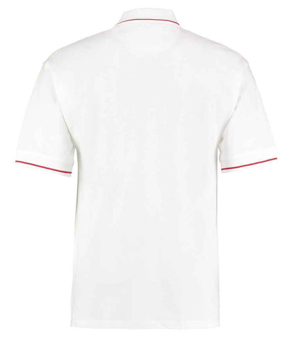 Kustom Kit K606 White/Red Back -  Ready to be Embroidered and Printed by Custard Workwear - Cheap Personalised and Customised Workwear in Nottinghamshire, Derbyshire and Leicestershire