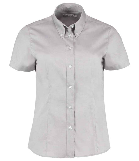 Kustom Kit K701 Silver Front -  Ready to be Embroidered and Printed by Custard Workwear - Cheap Personalised and Customised Workwear in Nottinghamshire, Derbyshire and Leicestershire