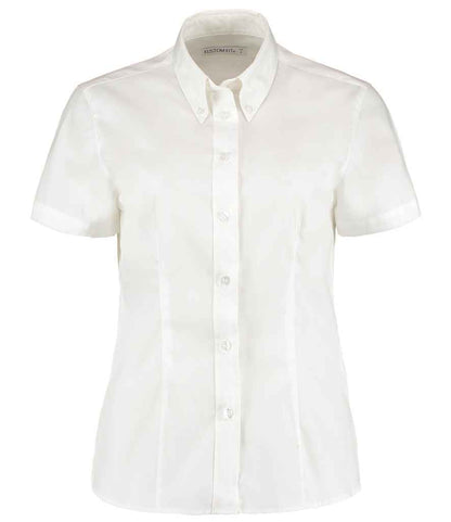 Kustom Kit K701 White Front -  Ready to be Embroidered and Printed by Custard Workwear - Cheap Personalised and Customised Workwear in Nottinghamshire, Derbyshire and Leicestershire