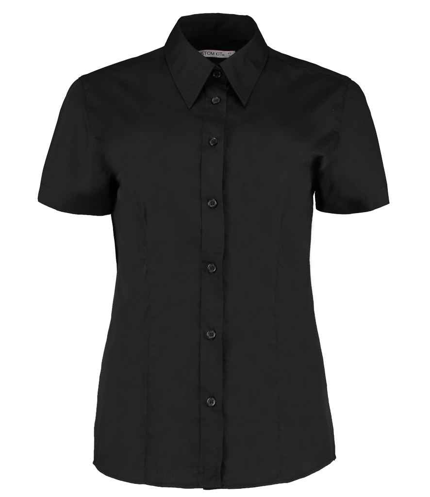 Kustom Kit K728 Black Front -  Ready to be Printed by Custard Workwear - Cheap Personalised and Customised Workwear in Nottinghamshire, Derbyshire and Leicestershire