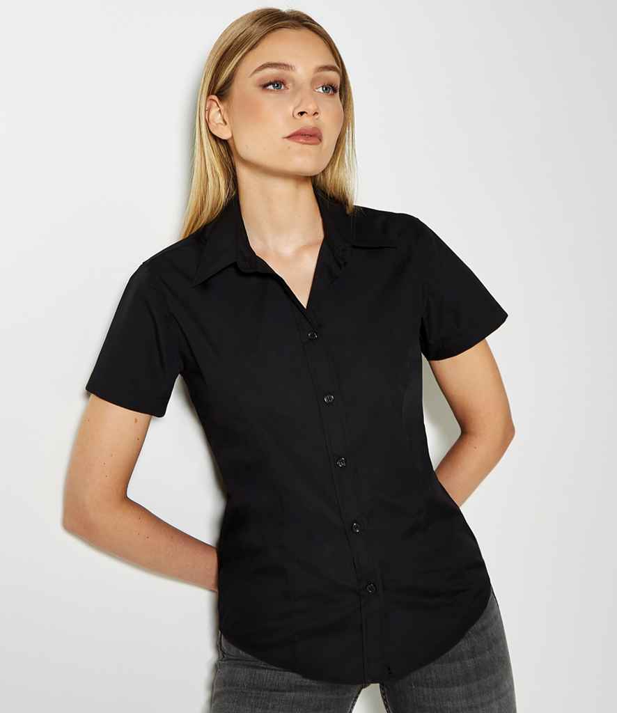 Kustom Kit K728 Black Model -  Ready to be Printed by Custard Workwear - Cheap Personalised and Customised Workwear in Nottinghamshire, Derbyshire and Leicestershire