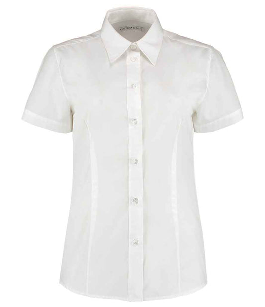 Kustom Kit K728 White Front -  Ready to be Printed by Custard Workwear - Cheap Personalised and Customised Workwear in Nottinghamshire, Derbyshire and Leicestershire