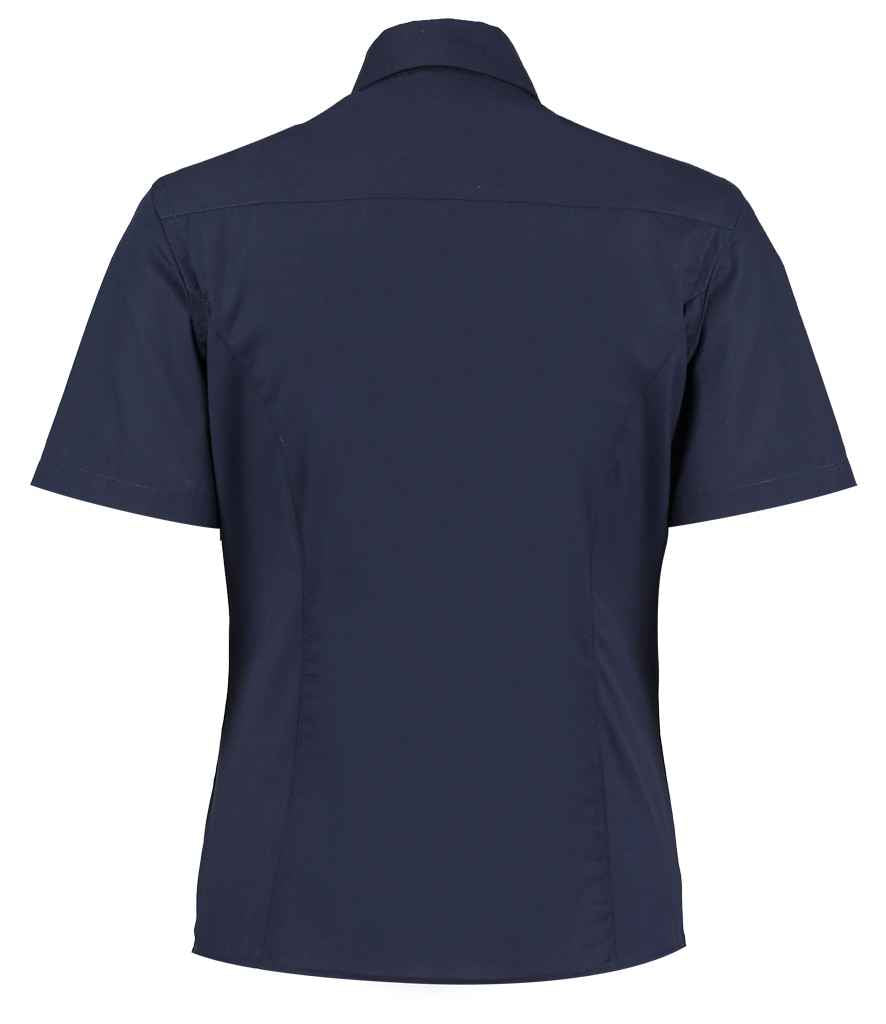 Kustom Kit K742F Dark Navy Back -  Ready to be Printed by Custard Workwear - Cheap Personalised and Customised Workwear in Nottinghamshire, Derbyshire and Leicestershire