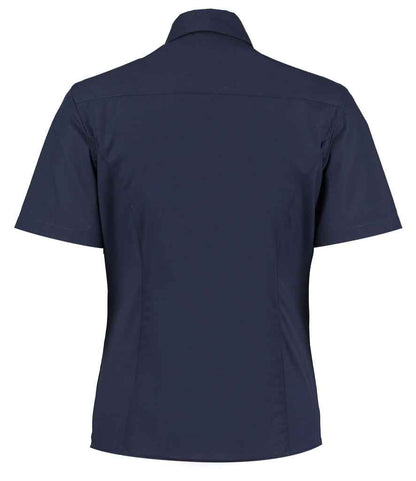 Kustom Kit K742F Dark Navy Back -  Ready to be Printed by Custard Workwear - Cheap Personalised and Customised Workwear in Nottinghamshire, Derbyshire and Leicestershire