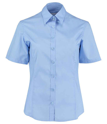 Kustom Kit K742F Light Blue Front -  Ready to be Printed by Custard Workwear - Cheap Personalised and Customised Workwear in Nottinghamshire, Derbyshire and Leicestershire