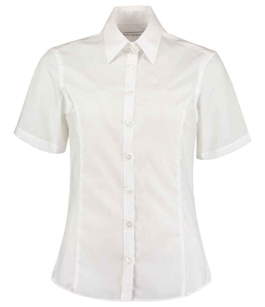 Kustom Kit K742F White Front -  Ready to be Printed by Custard Workwear - Cheap Personalised and Customised Workwear in Nottinghamshire, Derbyshire and Leicestershire